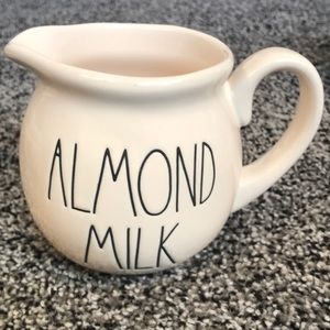 RAE DUNN ALMOND MILK / creamer dispenser/Pitcher